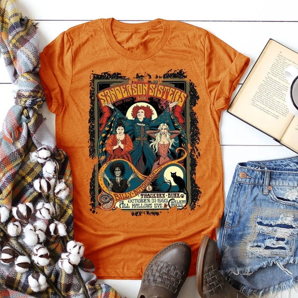 Women's Funny Hocus Pocus Printed 