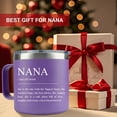 thumbnail image 3 of Vaso para Beber LEIOH Nana de Acero Inoxidable 414 ml Morado, 3 of 5