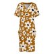thumbnail image 4 of Vestido de bolsillo suelto Campo de margaritas vestidos de noche vestidos de mujer con mangas largas, 4 of 7