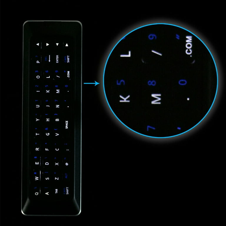 XUMO XRT500 Keyboard Double-Sided Remote Replace for Vizio TV  