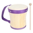 thumbnail image 4 of Drum, Children Drums Sheepskin Head Pretty Design Wooden Body With Stick For Performance, 4 of 8