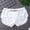 White, variant on Sexy Men Ice Silk Seamless Boxer Briefs Pouch Underwear Shorts Trunks Underpants
