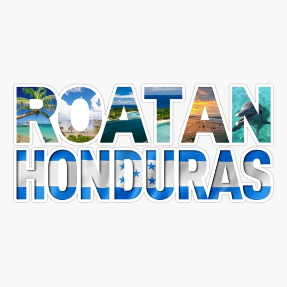 Roatan Honduras Island Travel Sticker