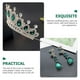 thumbnail image 2 of Princess Jewelry for Women Crown Shape Wedding Jewelry Set Green Zinc Alloy Jewelry 1Set, 2 of 3