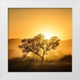 thumbnail image 1 of Flour, Piet 12x12 White Modern Wood Framed Museum Art Print Titled - Golden Sunrise, 1 of 4