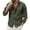 Army Green, variant on WTOBBY Men's Casual Long Sleeve Shirt Cardigan Style Double Pocket Button Front Comfortable Stretch Fabric Daily Wear Workwear Utility Top,Army Green L