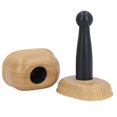 thumbnail image 1 of Door Stopper Non Magnetic No Drilling Windproof Wood Grain Invisible Installation Adhesive Door Catch Holder for Bathroom Wall Mounting, 1 of 4