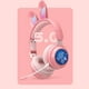 thumbnail image 5 of Auriculares inalámbricos Macarena estéreo 360 grados luz RGB con Micrófono Rosado, 5 of 8