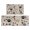 Paw Prints And-1, variant on Paw Prints and Bones Kitchen Rugs Sets Of 2,Anti Fatigue Kitchen Mat Rugs Non Slip Washable,Decorative Kitchen Floor Mats for Kitchen,Sink,Laundry,17"x30" 17"x47"