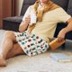 thumbnail image 5 of Balery Cartoon Insects Pantalones cortos de pijama de punto de algodón para hombre con cinturilla y bolsillos-Small, 5 of 6