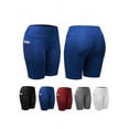 thumbnail image 5 of Women Quick-drying Stretch Pocket Pants Shorts Running Plus Size Yoga Sports, 5 of 5