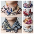 thumbnail image 3 of Women Neck Scarves Thin 2PCS Faux Pearl Soft Decorative Head Wraps Circle scarf, 3 of 10