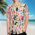 thumbnail image 5 of High Quality Hawaiian Shirts for Men Short Sleeve Aloha Beach Shirt Floral Summer Casual Button Down Shirts Blouses ZSP9HR, 5 of 7