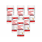 6 Pack of Quality Choice Original Psyllium Husk Fiber Supplement Powder, 13 Oz