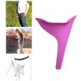 thumbnail image 3 of Dispositivo de micción femenina Embudo de silicona en forma de urinarios reutilizables para mujeres Acampar al aire libre Inodoro de orina portátil para mujer 2 piezas TUNC Sencillez, 3 of 5