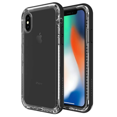 LifeProof NEXT Series Drop Proof Case for iPhone Xs & iPhone X, Black Crystal