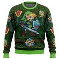 thumbnail image 2 of Sudadera y top 3D Otoño Patrón sin costuras de Majoras Mask Leyenda de Zelda Suéter feo de Navidad Regalo Jersey de Papá Noel para hombre, 2 of 5