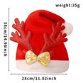 thumbnail image 3 of Vikakiooze Home Decor Unisex Christmas Decoration Outdoor Antler Plush Cute Christmas Hat, 3 of 7