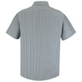 thumbnail image 2 of Red KapÂ® Men's Short Sleeve Industrial Stripe Work Shirt, 2 of 2