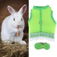 thumbnail image 1 of Harness, Rabbits Harness With Elastic Leash For  Walk Running Jogging Breathable Mesh Vest Harness With Buckle For   Chest Harness, 1 of 8