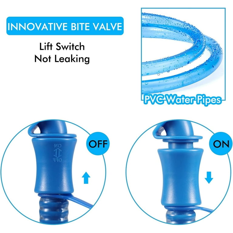 TAGVO Hydration Bladder 2 Liter BPA Free 70oz + Cleaning Brushes
