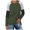 Green, variant on SNKSDGM Fitted Long Sleeve Tops for Women Set Long Sleeve Shirts for Women Women's Loose Crew Neck Striped Splicing Fashion Casual Long Sleeve T Shirt L