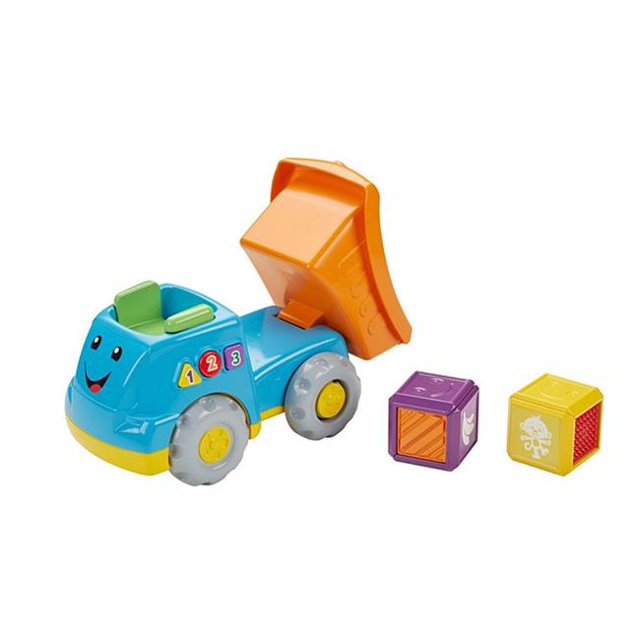 Fisher-Price FGW36 Rire et Apprendre les Premiers Mots Remplir et Benne Camion