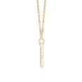 thumbnail image 2 of ANGARA Natural Semi-Circle Diamond Pendant in 14K Yellow Gold for Women (Size-1.35mm| Color-K| Clarity-I3) | April Birthstone, Birthday, Anniversary, Jewelry Gift for Women | Natural Diamond Necklace, 2 of 8