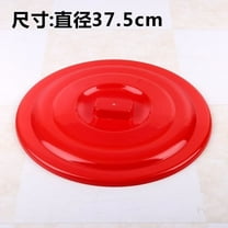 BERTDOMD Plastic Trash Can Lid Replacement Portable Garbage Can Cover Waste Bin Protector Rubbish Bin Lid for Outdoor Indoor Use