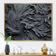 thumbnail image 2 of Designart "Fractal Spirals in Grey II" Extra Large Abstract Framed Wall Art - Transitional Grey Abstract Spirals Entryway Framed Wall Art Print, 2 of 7