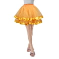 thumbnail image 2 of Skirts for Women Carnival Dance Party Holiday Party Tutu Ballet Casual Comfortable Womens Skirt Orange, 2 of 4