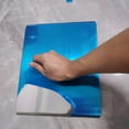 thumbnail image 5 of Estante de almacenamiento de acero inoxidable resistente, estantería lateral, soporte para mesa, estante de extremo para baño y dormitorio, dos capas (dos tableros), 5 of 5