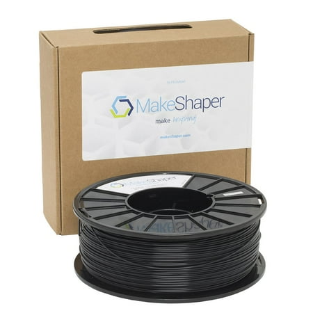 MakeShaper Black PLA 1.75mm Filament (1Kg)