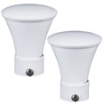 thumbnail image 1 of Têtes de Tringle à Rideaux en Fer Rondes Embouts de Tringle à Rideaux Forme de Trompette Blanc 74x61mm Diamètre Intérieur : 28mm, 1 of 6