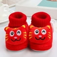 thumbnail image 3 of Aayomet Baby Slippers for Boys and Girls Floor Shoes Non Slip Plush Warm and Comfortable Elastic Cartoon Tiger (E, 5.5 ), 3 of 5
