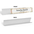 thumbnail image 2 of Printtoo Personalized Desk Name Plate Pretty Floral Custom Acrylic Office Desk Name Plate Accessory 2x10 Inches, 2 of 5