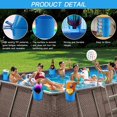 thumbnail image 3 of Dww-4 Piece Glass Base Set Pool Cup Holder Mug Cup Holder, 3 of 5