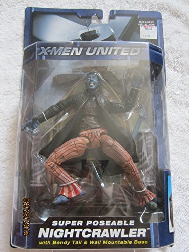 X-Men  action figure OLD NO TAIL 7" Prototype UNPERFECT Nightcrawler 