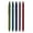 B, variant on Clinaoy 5Pcs Gel Pen Set 0.5mm Quick Dry Black Ink Pens Fine Point Smooth Writing Steel Ball Clip Comfortable Grip Note Pens