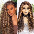 thumbnail image 1 of Yanonmyfd 200% Density Body Wave 13x6 HD Lace Front Wigs Human Hair 12A Brazilian Virgin Hair Lace frontal Wig For Black Women Natural Black With Pre Plucked Baby Hair (28 Inch, Body Wave Wig), 1 of 16