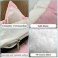 thumbnail image 3 of Cat Bed Cat Calming Beds Cat Sleeping Bed with Cat Pom Pom Toy Detachable Washable Fluffy Cat Beds for Indoor Cats-Pink, 3 of 4