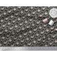 thumbnail image 2 of Soimoi Black polyester Crepe Fabric Floral Damask Print Sewing Fabric Yard 52 Inch Wide, 2 of 3