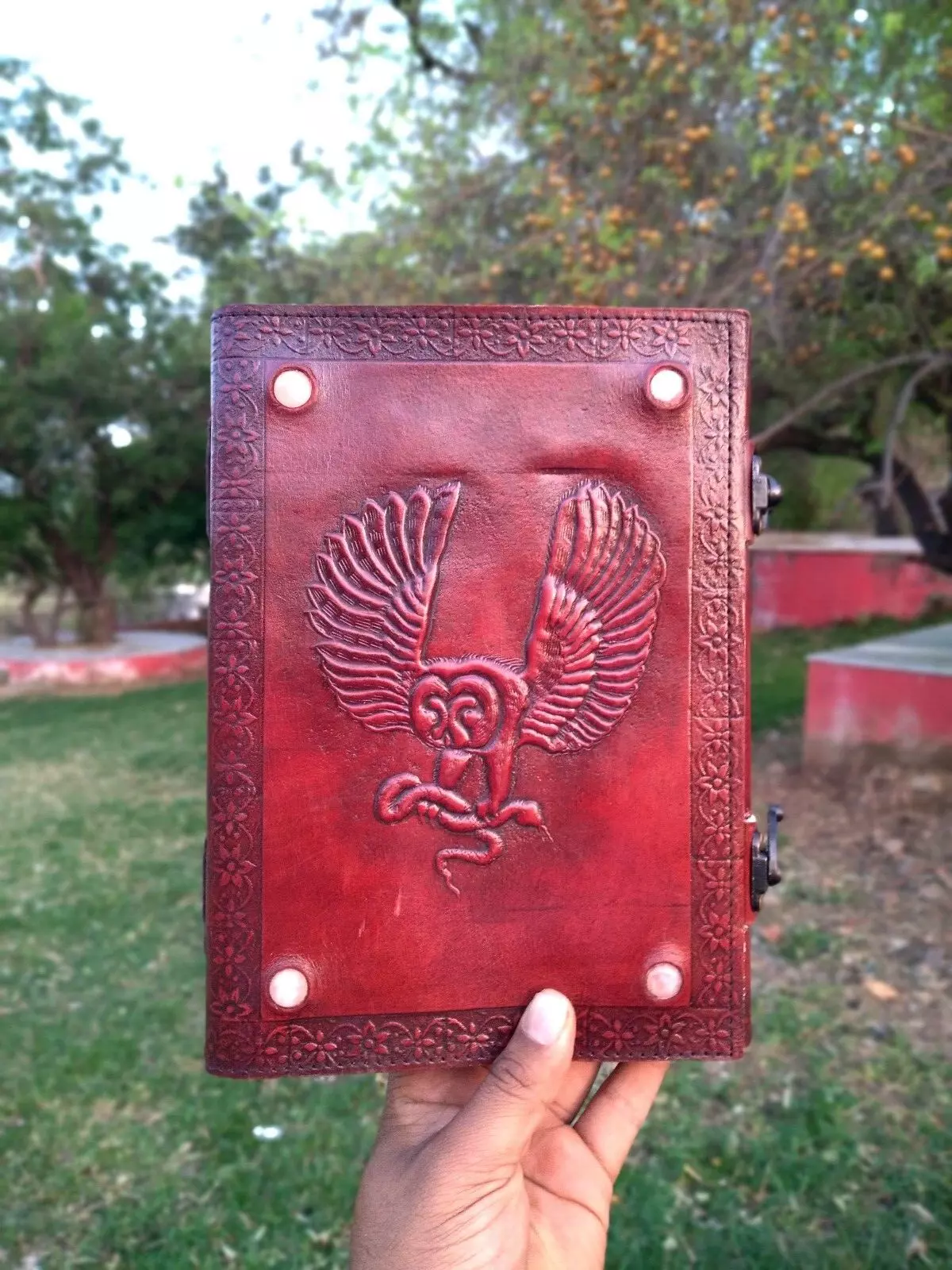 Handcrafted Dream Cather Design Vintage Leather Bound Journal Diary Antique Style Notebook For Men & Women Office Stationary Use