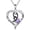 02 Feb-Amethyst, variant on JKR Nurse Gifts 925 Sterling Silver Heart Birthstone Stethoscope Necklace for Women Birthday Graduation Gifts for Nurse Medical Students