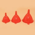 thumbnail image 5 of 3 Size set Plastic Funnel Fill Petrol Oil Fuel Water New Liquid Car TOP Lab O2R4, 5 of 8