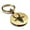 Gold, variant on Stainless Steel Year of the Goat Zodiac Round Medallion Keychain Circle Ring