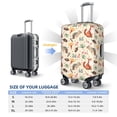 thumbnail image 5 of Haiem Autumn Forest Animals Luggage Cover Printed Suitcase Covers for Luggage Elastic Washable Suitcase Protector Fits 18-32 Inch Luggage-X-Large, 5 of 8
