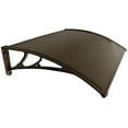 thumbnail image 3 of INTBUYING 30″×40″ Polycarbonate Awning Patio Canopy For Window & Door Dark Brow, 3 of 7