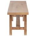thumbnail image 4 of Middleton 60-inch Wood Backless Dining Bench Natural Brown, 4 of 6
