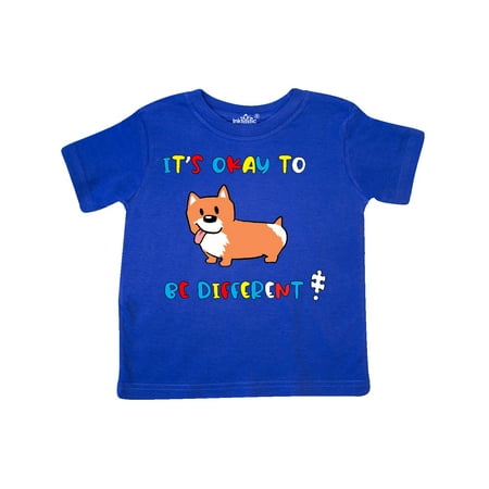 

Inktastic Autism Awareness It s Okay to be Different! Silly Dog Gift Toddler Boy or Toddler Girl T-Shirt